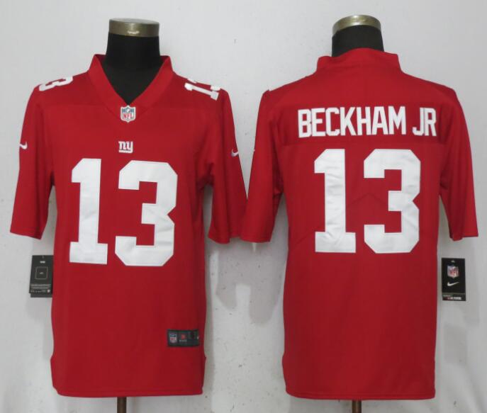 Men New York Giants #13 Beckham jr Red Vapor Untouchable Playe Nike Limited NFL Jerseys->cincinnati bengals->NFL Jersey